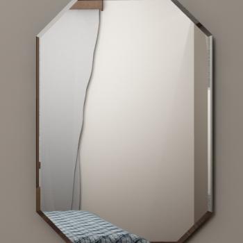 восьмиугольное зеркало с фацетом